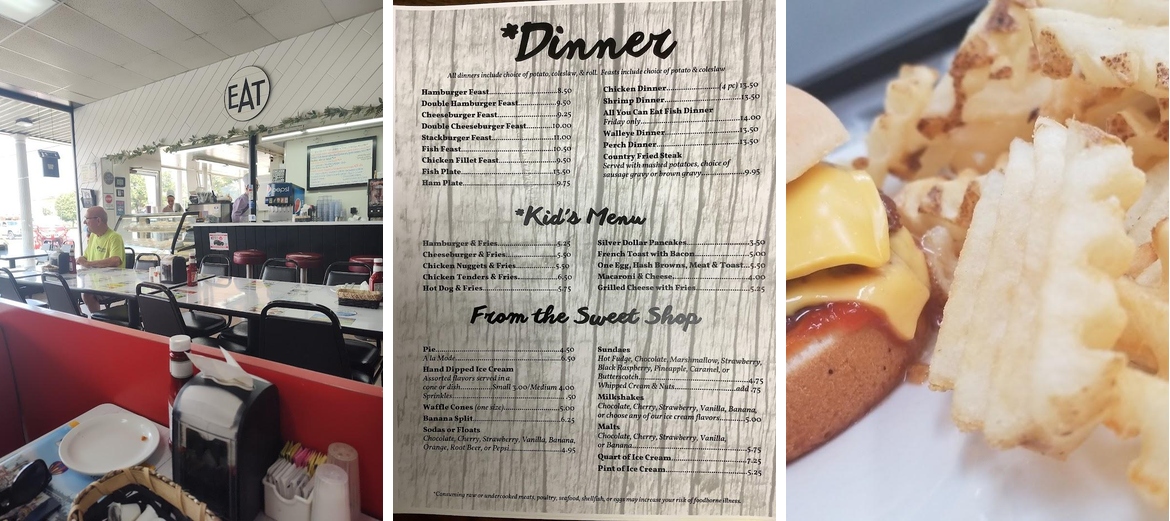 Cinda's Restaurant Menu