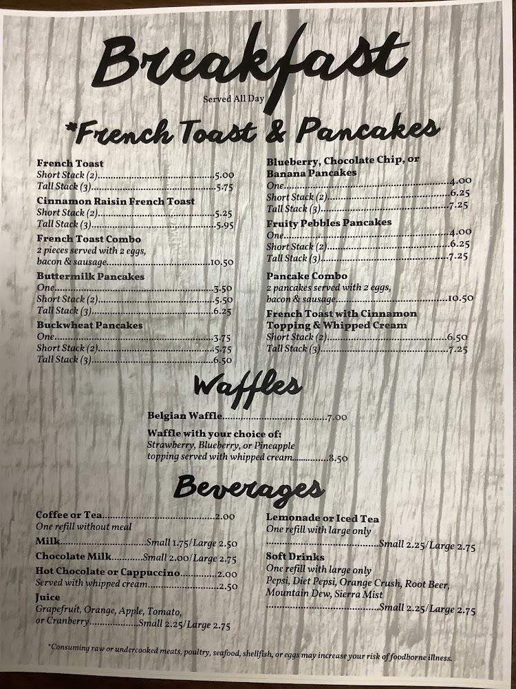 Cinda's Restaurant Menu image 4